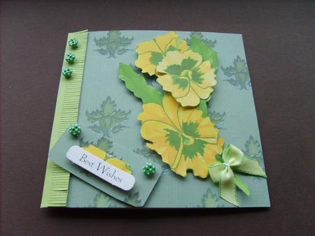 In the Pansy Patch Lime Retro by ANGELA STYLES