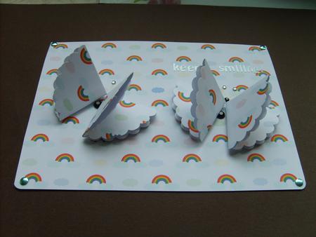 Rainbow Backing Paper by ANGELA STYLES