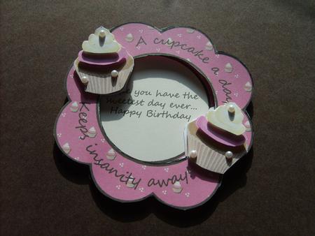 Sweetest Day Ever Cupcake Aperture Card by ANGELA STYLES