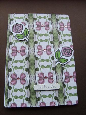 Rose Trellis Background Sheet 4 by ANGELA STYLES