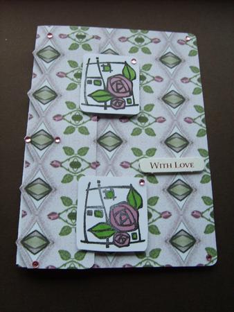 Rose Trellis Background Sheet 5 by ANGELA STYLES