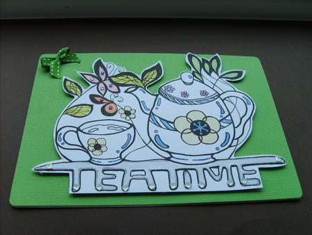 My Teatime Wall Decor-digital Stamps by ANGELA STYLES
