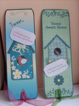 Birdhouse Bookmarks by ANGELA STYLES