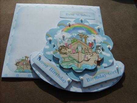 The Animals Went in Two by Two Scalloped Rocker Card Kit by ANGELA STYLES