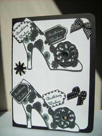 Shoes Black High Heel Toppers by ANGELA STYLES