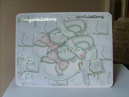 Girls Christening Vellum by ANGELA STYLES