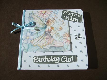 Tiny Blue Fairy Wands Backing Paper by ANGELA STYLES