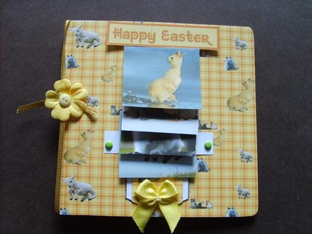 Baby Animal Easter Waterfall Card by ANGELA STYLES