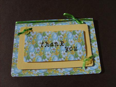 Embossed Daffodils Vellum by ANGELA STYLES