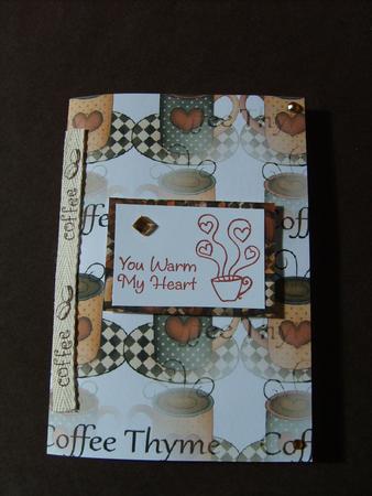 Coffee Themed Backing Sheet 4 by ANGELA STYLES
