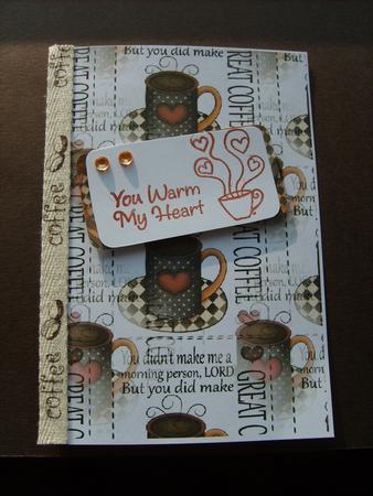 Coffee Themed Backing Sheet 5 by ANGELA STYLES