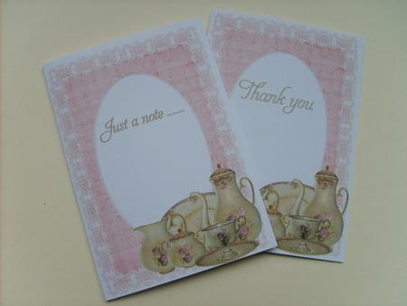 Time for Tea Notelet Cards by ANGELA STYLES