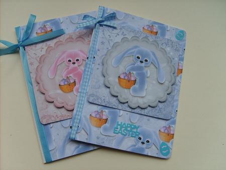 Cute Easter Bunnies Toppers by ANGELA STYLES