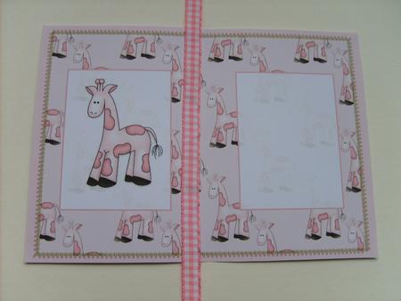 Pink Giraffes Insert by ANGELA STYLES