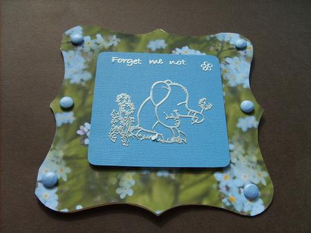 Forget Me Nots Backing Paper by ANGELA STYLES