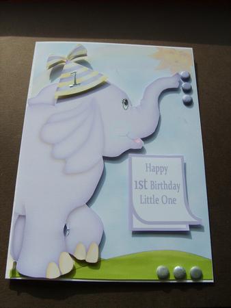 1st Birthday with the Pink Elephant by ANGELA STYLES