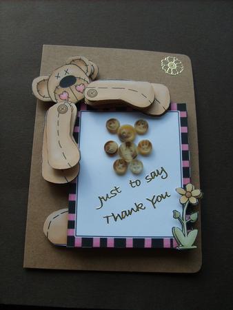 3D Button Bears Topper by ANGELA STYLES