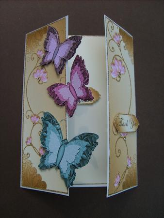 Butterfly Happiness Gate Fold Card 3 by ANGELA STYLES