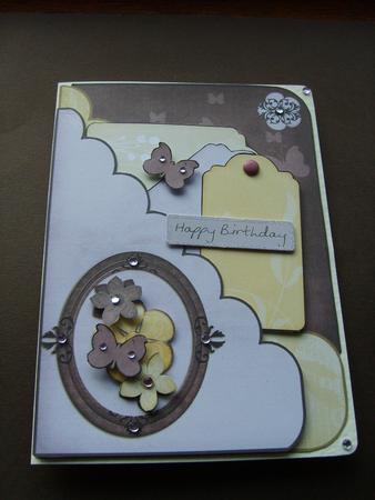 Vintage Flower Pocket Scallop 5x7 by ANGELA STYLES