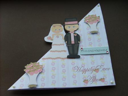 Happily Ever After Diagonal Card by ANGELA STYLES