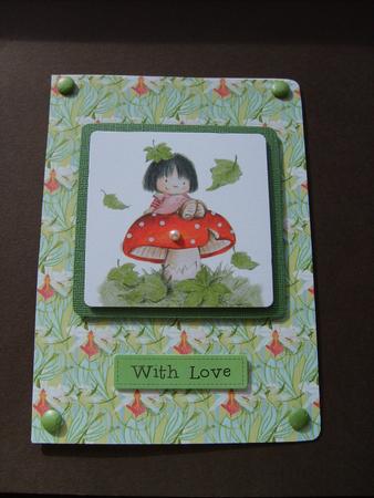 Art Nouveau Lily Backing Paper by ANGELA STYLES
