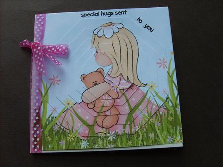 Little Girl with Her Bear Pyramid Topper by ANGELA STYLES