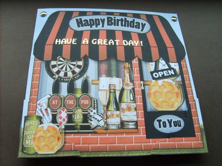 8 x 8 the Last Drop Inn Scalloped Corner Topper by ANGELA STYLES