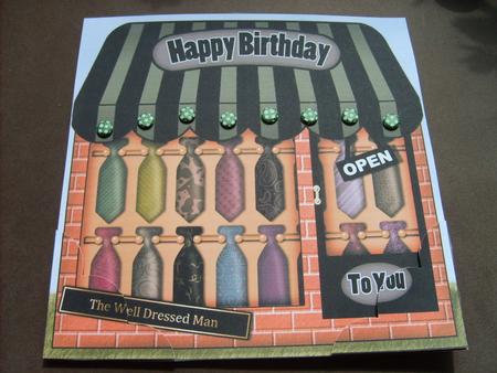 8 x 8 the Tie Shop Scalloped Corner Topper by ANGELA STYLES