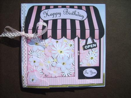 The Little Flower Shoppe Wavy Corner Side Stacker Topper by ANGELA STYLES