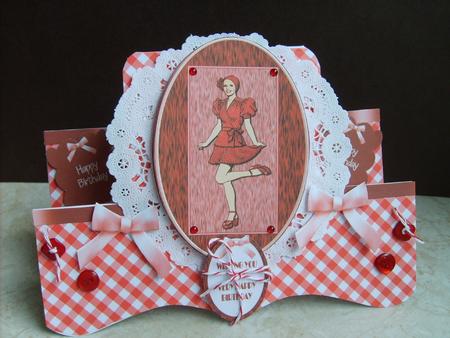 Lady in Red Dress by ANGELA STYLES