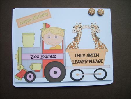 Giraffe Jungle Train by ANGELA STYLES