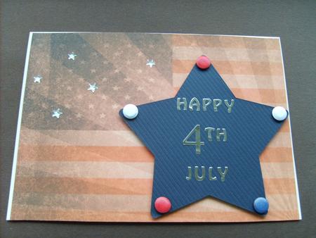 Vintage Stars and Stripes Flag Background by ANGELA STYLES