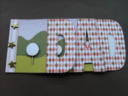 Dad Golf Word Book by ANGELA STYLES