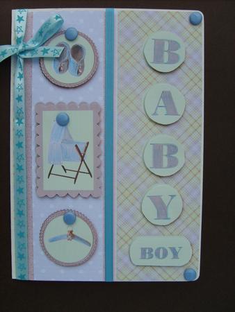 Baby Boy Hanger Crib & Bootees by ANGELA STYLES