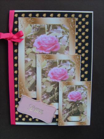 Patterned Polka Dots on Black Background 1 by ANGELA STYLES
