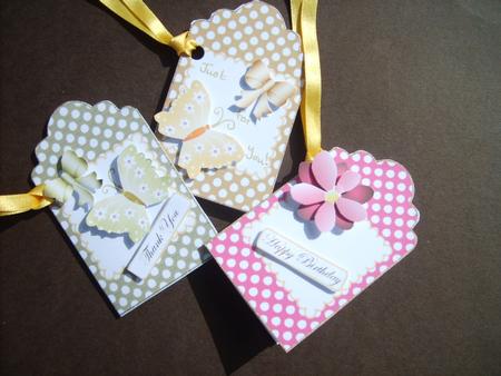 Multi-option Polka Dot Tags Set 1 by ANGELA STYLES