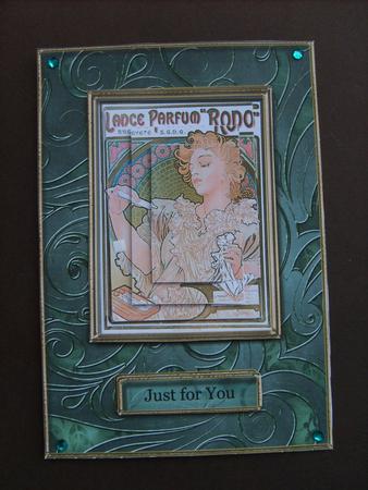 Mucha Perfumed Lady by ANGELA STYLES