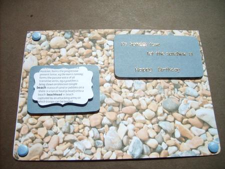 Pebbles Background by ANGELA STYLES