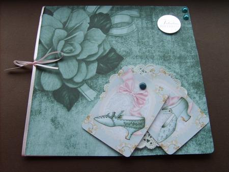 Rose Bow Vintage Tea Scrapbooking Paper Kit by ANGELA STYLES