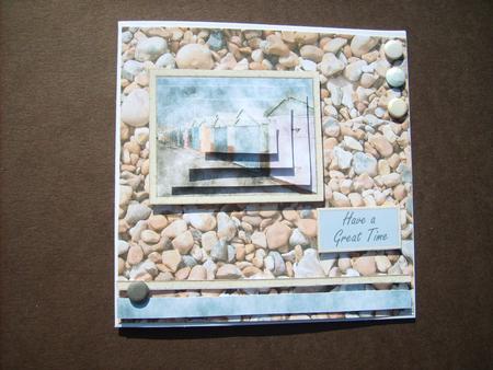 Beach Huts Watercolour - Pyramage by ANGELA STYLES