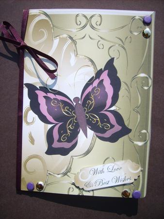 Fancy Layered Card Front with Butterfly 1 by ANGELA STYLES