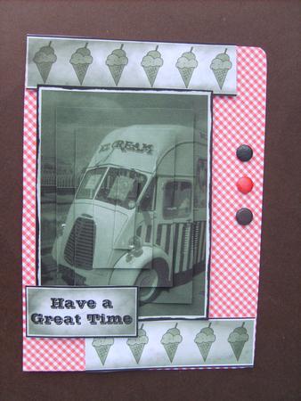 Retro Ice Cream Van - Pyramage by ANGELA STYLES