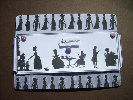 Lilac Vintage Ladies Silhouettes by ANGELA STYLES