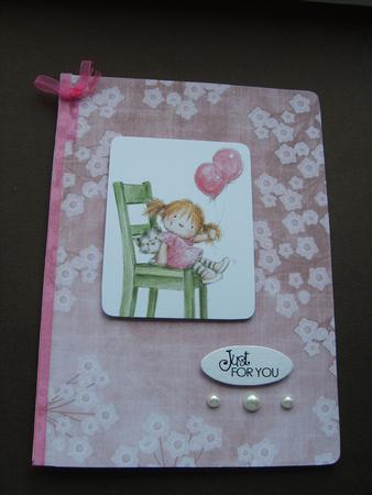 Smokey Pink Mini Floral Border A4 Backing Paper by ANGELA STYLES