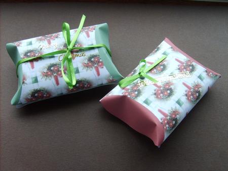 Mini Pillow Boxes - Christmas - Candles Green by ANGELA STYLES