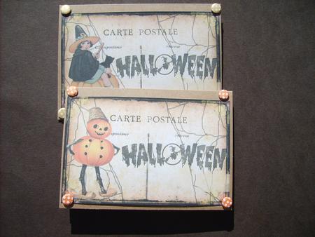Halloween Vintage Style Postcards by ANGELA STYLES