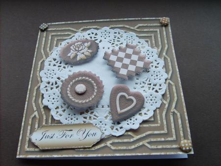 Chocolate Cookies Mini Toppers/ Embellishments by ANGELA STYLES