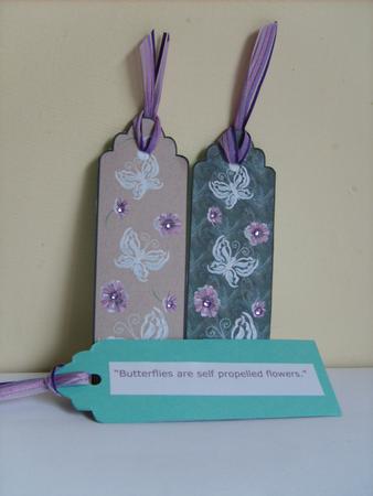 Elegant Butterfly Bookmarks (set 2) by ANGELA STYLES