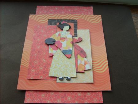 Geisha with Fan by ANGELA STYLES