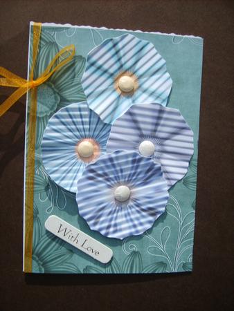 Blue and Purple Flowers by ANGELA STYLES